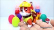 Play Doh Paw Patrol STOP MOTION - Surprise Eggs Peppa Pig Español Toys Kinder Egg Frozen Olaf