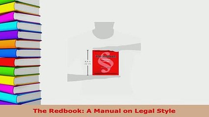 PDF  The Redbook A Manual on Legal Style  Read Online