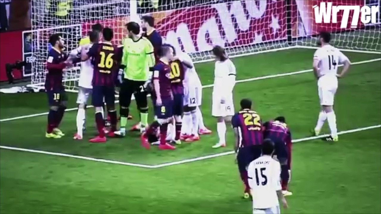 Real barça fights 1
