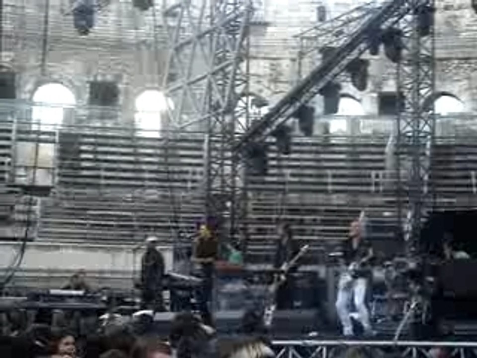 Première partie Cassius (Toop toop) - Daft Punk @ Nîmes