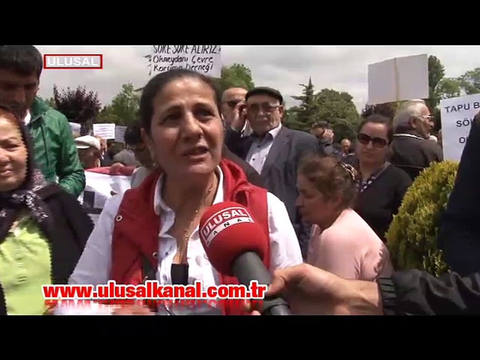 Okmeydanı halkı kentsel dönüşüm planının iptali...