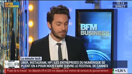 La Minute Tech: les entreprises du numérique se plient en quatre pour nous faire suivre le Festival de Cannes - 10/05