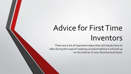 Advice for First Time Inventors Shared by Idea Design Studio