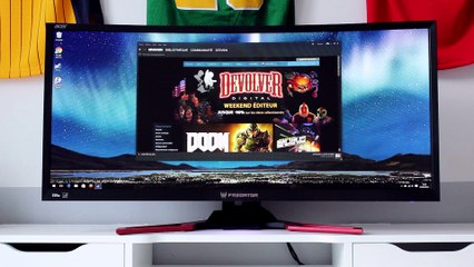 J’ai un écran Gaming 35" incurvé !