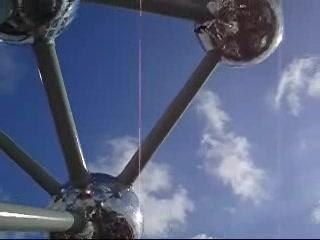 La visite à l'atomium