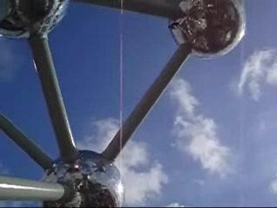La visite à l'atomium