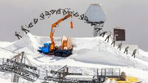 Abandoned Winter Resort is the Perfect Snowboard Playground