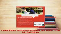 Download  Lonely Planet Japanese Phrasebook and Audio CD 3rd Ed 3rd Edition PDF Online