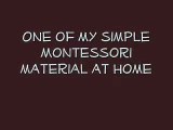 my simple material at home 2 - montessori