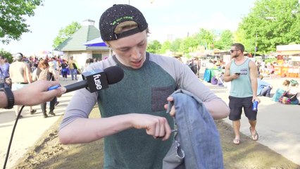 Making Homemade Jorts At Beale Street Music Fest