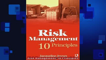 READ book  Risk Management 10 Principles Online Free