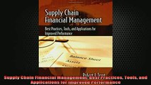 READ book  Supply Chain Financial Management Best Practices Tools and Applications for Improved Full Free