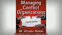 READ FREE Ebooks  Managing Conflict in Organizations Free Online