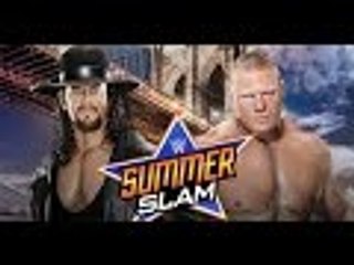 Brock Lesnar vs The UnderTaker summer slam 2015.