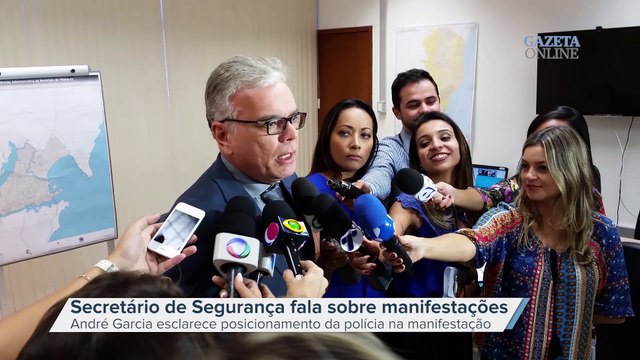 Secretário de Segurança fala sobre manifestações