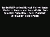 [PDF] Bundle: MCITP Guide to Microsoft Windows Server 2008 Server Administration Exam #70-646