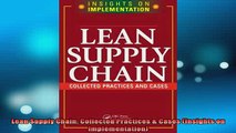 READ book  Lean Supply Chain Collected Practices  Cases Insights on Implementation Online Free