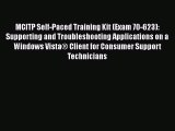 [PDF] MCITP Self-Paced Training Kit (Exam 70-623): Supporting and Troubleshooting Applications