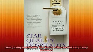 READ book  Star Quality Hospitality The Key to a Successful Hospitality Business Online Free