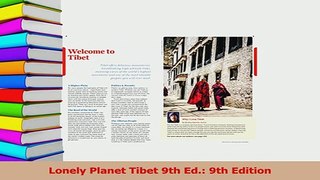 Download  Lonely Planet Tibet 9th Ed 9th Edition PDF Online