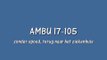 AMBU 17-105, zonder spoed terug naar het ziekenhuis