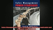 READ book  Sales Management Power Strategies Building a replicable and scalable sales process  FREE BOOOK ONLINE