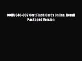 [PDF] CCNA 640-802 Cert Flash Cards Online Retail Packaged Version [Download] Online