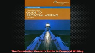 READ book  The Foundation Centers Guide to Proposal Writing Full Free