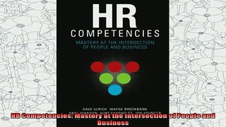 best book  HR Competencies Mastery at the Intersection of People and Business