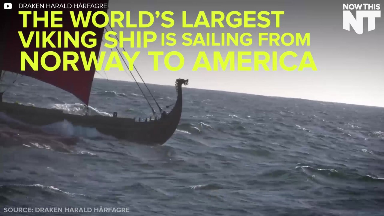 The World’s Largest Viking Ship Is Sailing From Norway To America
