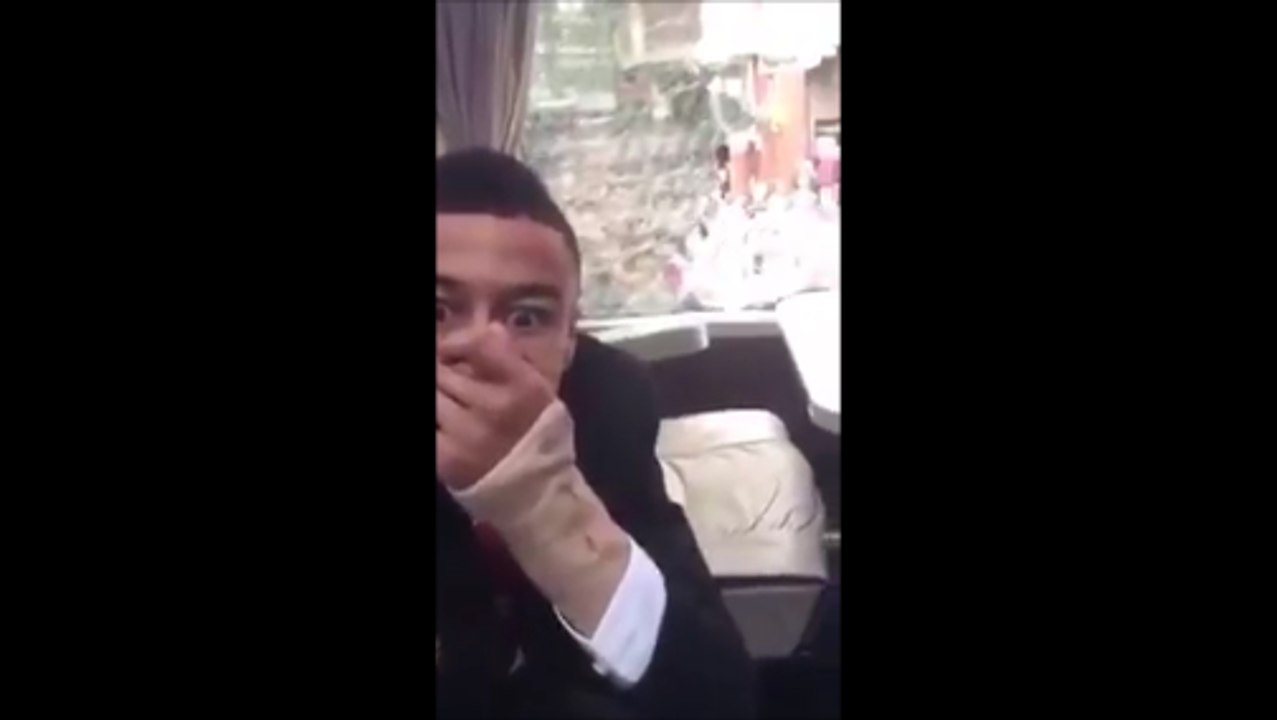 Inside The Manchester United Bus While Being Attacked by West Ham Fans!