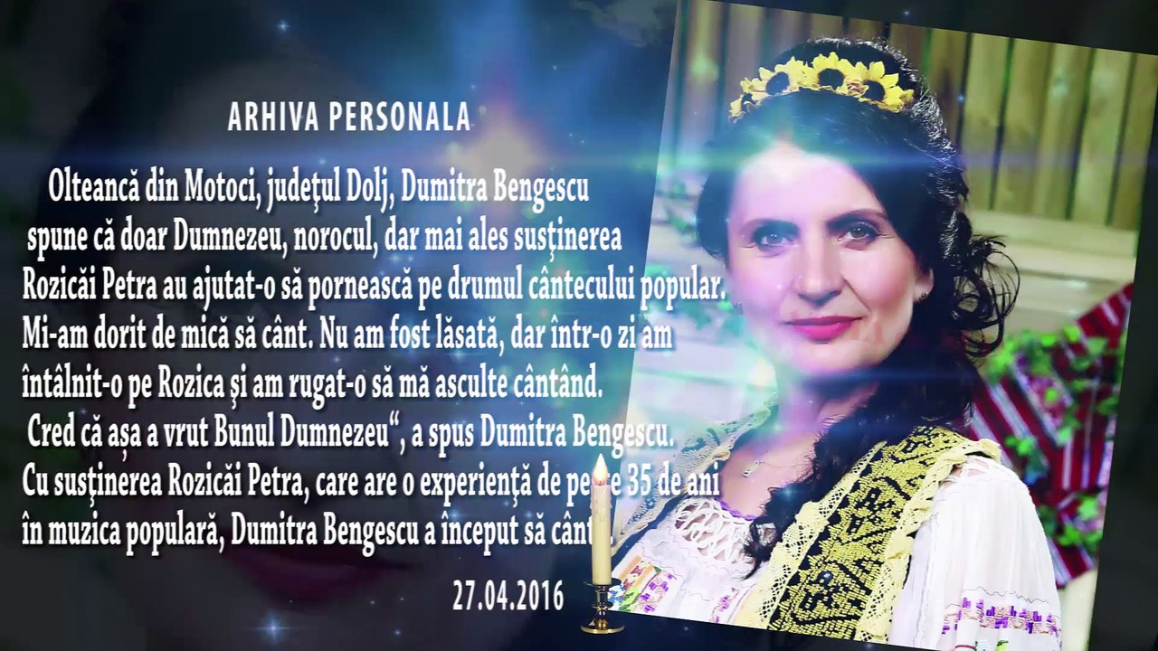 Dumitra Bengescu - Ca floarea de trandafir [Live] 2016