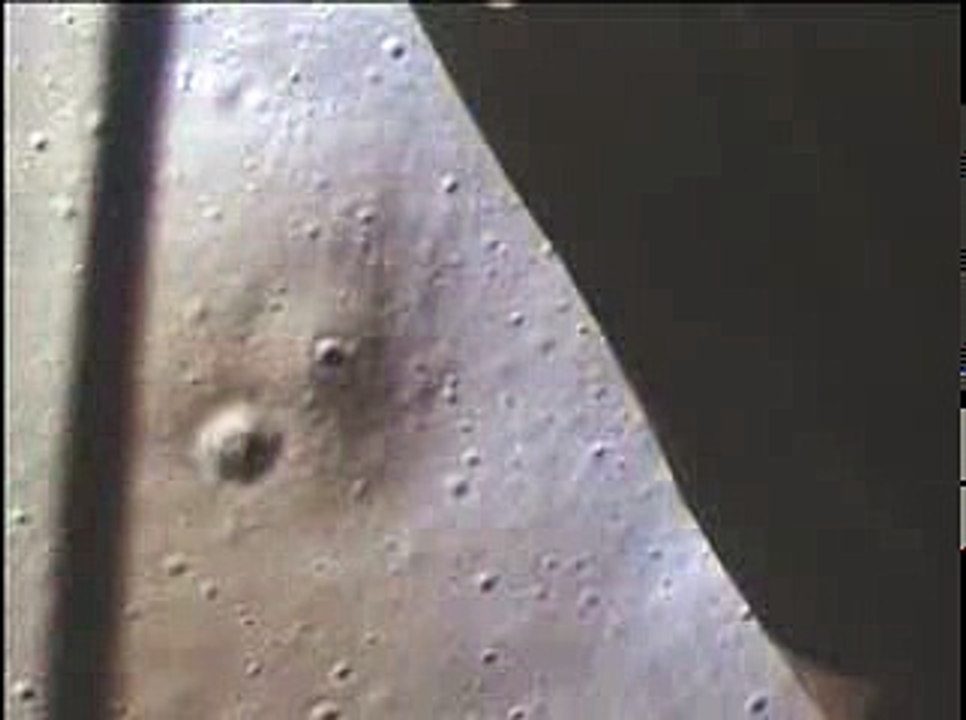 The Apollo 11 Lunar Module ascends from the lunar surface