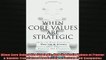 READ FREE Ebooks  When Core Values Are Strategic How the Basic Values of Procter  Gamble Transformed Full Free