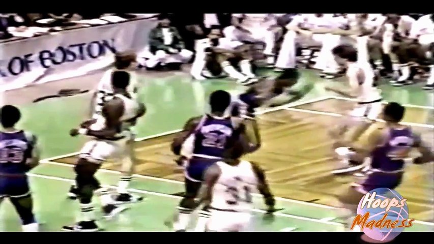 Danny AINGE vs Darrell WALKER Fight!!! (1984 Playoffs Celtics vs Knicks).