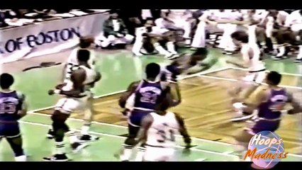 Danny AINGE vs Darrell WALKER Fight!!! (1984 Playoffs Celtics vs Knicks).
