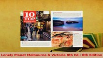 Download  Lonely Planet Melbourne  Victoria 8th Ed 8th Edition PDF Free