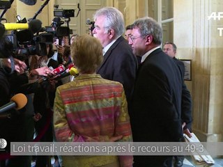 Loi travail: Valls dégaine le 49-3 face à une "conjonction d'oppositions", motion de censure jeudi