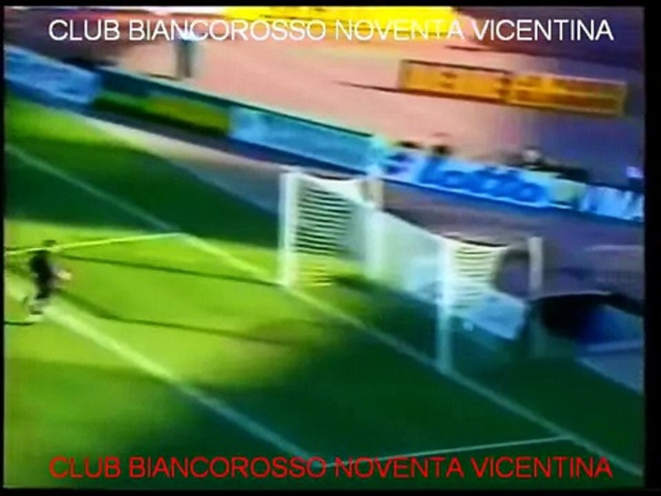 SERIE A 1995/1996 NAPOLI-VICENZA 19 NOVEMBRE 1995 TVA VICENZA LUCA ANCETTI