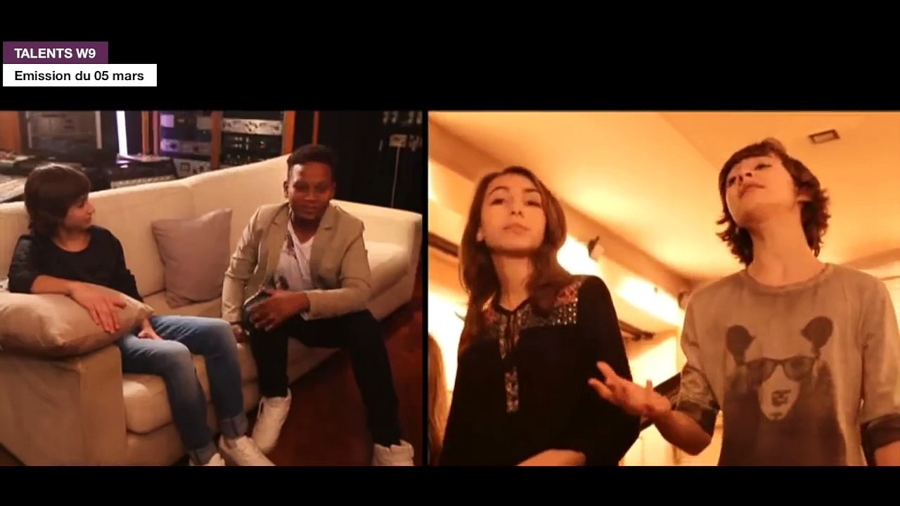 Esteban & Les KIDS UNITED dans TALENT W9 (1)