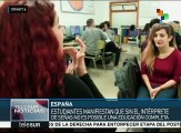 España: en riesgo, intérpretes de alumnos sordos por recortes