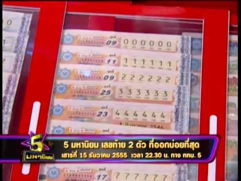 Teaser 5 มหานิยม เลขท้ายสองตัว OA081255