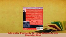 Read  Adversity Quotient Turning Obstacles into Opportunities PDF Online