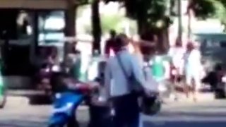 MUST WATCH: Guy Heartlessly Hit a Girl in Public!