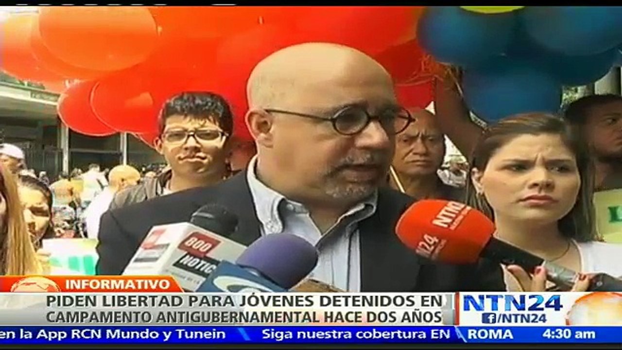 Familiares piden la libertad de jóvenes detenidos en 2014 frente a la sede de Naciones Unidas en Caracas