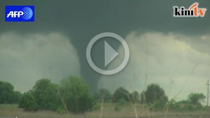 Puting beliung badai Oklahoma, dua maut