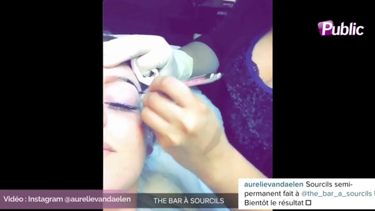 Aurélie Van Daelen : elle teste pour vous les sourcils semi permanent !