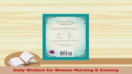 PDF  Daily Wisdom for Women Morning  Evening  EBook
