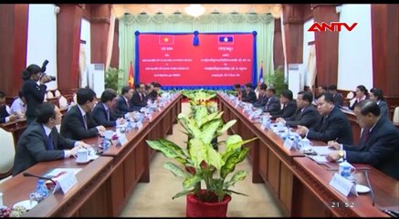 Bộ trưởng Tô Lâm thăm và làm việc tại CHDCND Lào