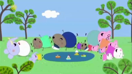 Peppa Pig Toys Play Doh ~ Captain Daddy Dog - Grampy Rabbit's Dinosaur Park